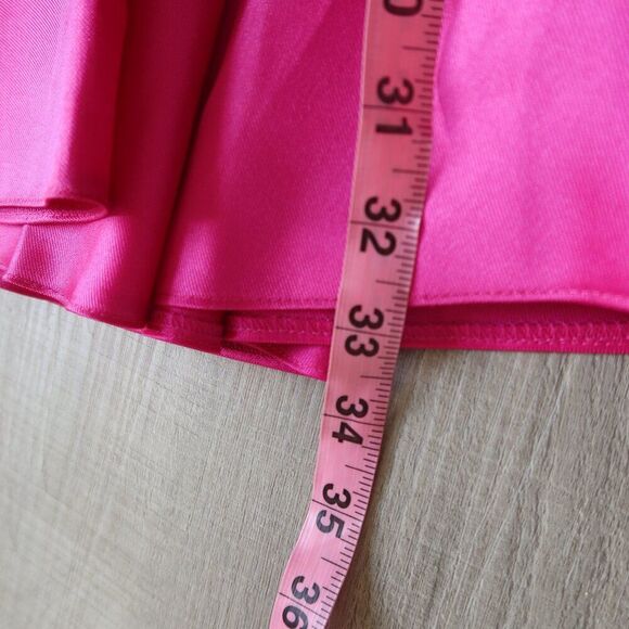 NWT SHERRI HILL pink coctail dress fuchsia 0 mini flare scoop party event summer - Picture 9 of 10